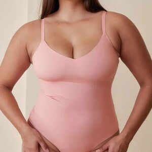 Elegant Pink Shapewear Bodysuit